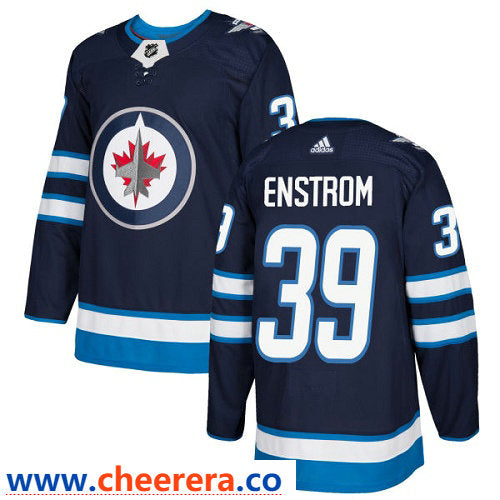 Adidas Tobias Enstrom Winnipeg Jets navy Authentic jersey