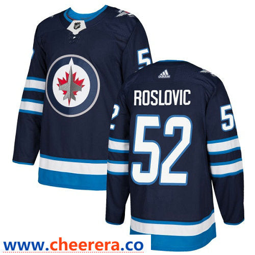 Adidas Jack Roslovic Winnipeg Jets navy Authentic jersey