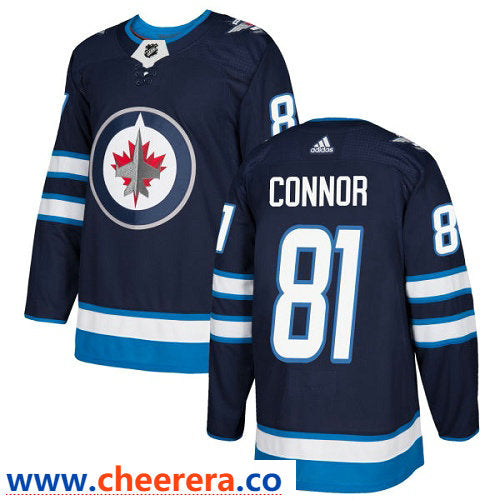 Adidas Kyle Connor Winnipeg Jets navy Authentic jersey