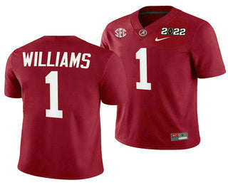 Jameson Williams Alabama Crimson Tide red jersey