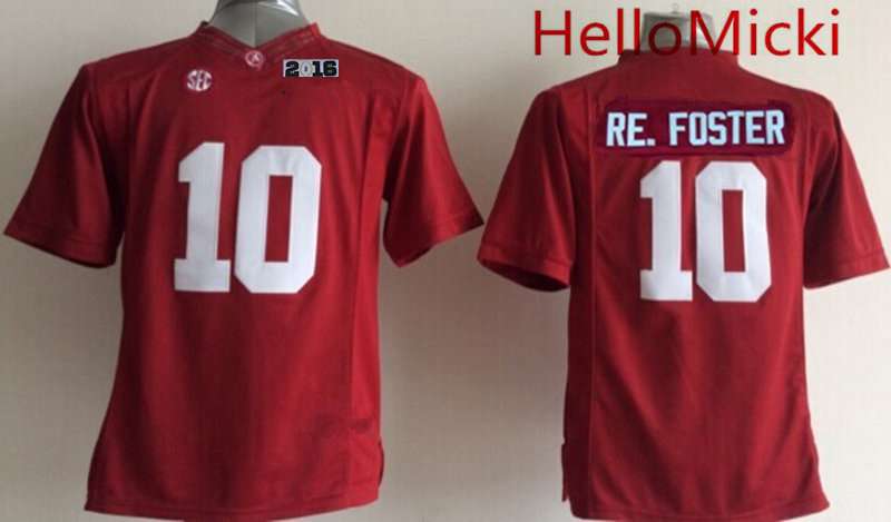 Reuben Foster Alabama Crimson Tide red Limited jersey