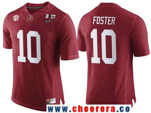 Reuben Foster Alabama Crimson Tide red Limited jersey