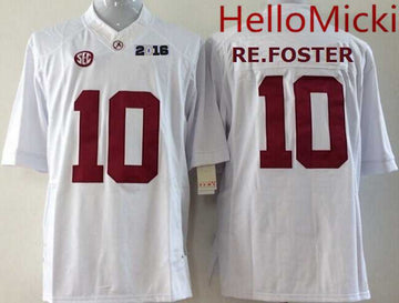 Reuben Foster Alabama Crimson Tide white Limited jersey