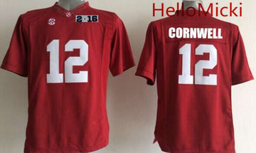 David Cornwell Alabama Crimson Tide red Limited jersey