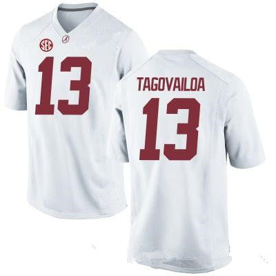 Tua Tagovailoa Alabama Crimson Tide white jersey