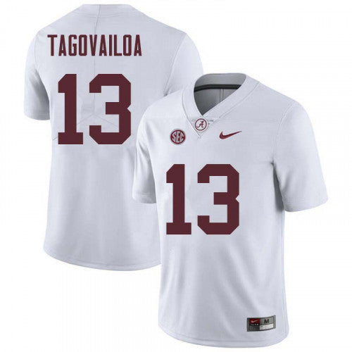 Tua Tagovailoa Alabama Crimson Tide white jersey