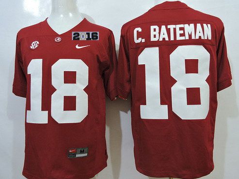 Cooper Bateman Alabama Crimson Tide red Limited jersey