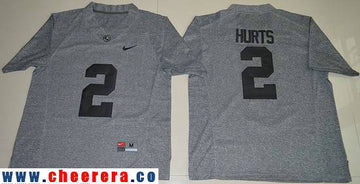 Jalen Hurts Gridiron Alabama Crimson Tide gray jersey