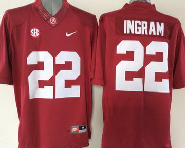 Mark Ingram Alabama Crimson Tide red Limited jersey
