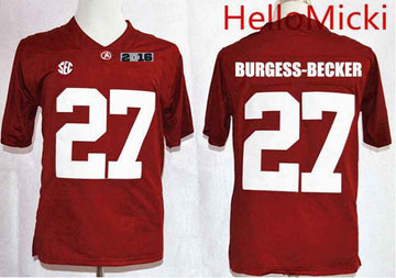 Shawn Burgess-Becker Alabama Crimson Tide red Limited jersey