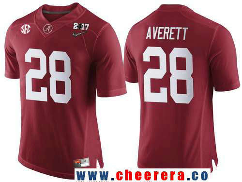Anthony Averett Alabama Crimson Tide red Limited jersey