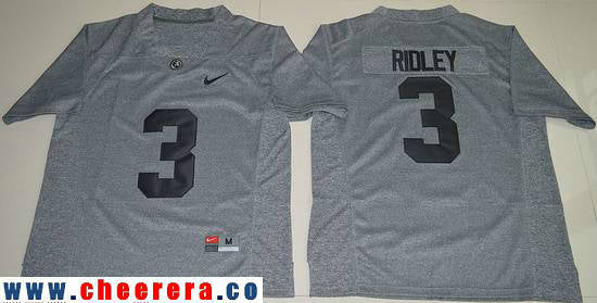 Calvin Ridley Gridiron Alabama Crimson Tide gray jersey