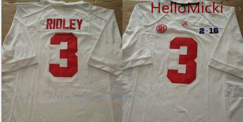 Calvin Ridley Alabama Crimson Tide white Limited jersey