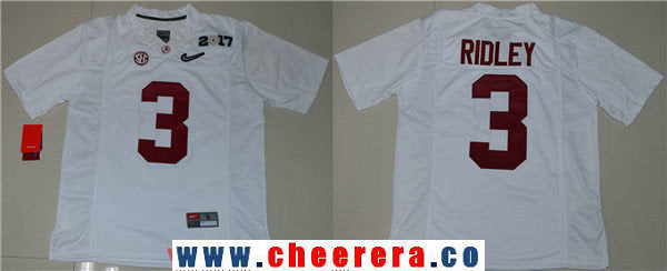 Calvin Ridley Alabama Crimson Tide white Limited jersey
