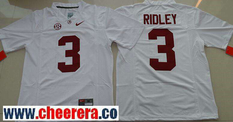 Calvin Ridley Alabama Crimson Tide white Limited jersey