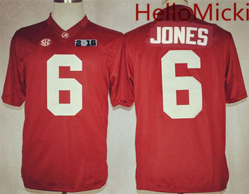 Laurence Hootie Jones Alabama Crimson Tide red Limited jersey