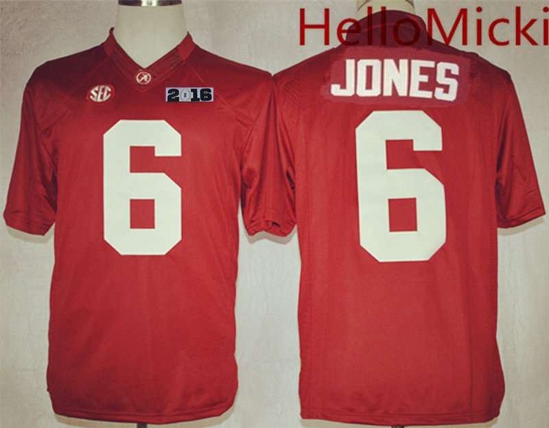Laurence Hootie Jones Alabama Crimson Tide red Limited jersey
