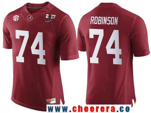 Cam Robinson Alabama Crimson Tide red Limited jersey