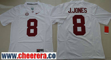 Julio Jones Alabama Crimson Tide white Limited jersey