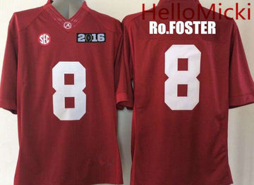 Robert Foster Alabama Crimson Tide red Limited jersey