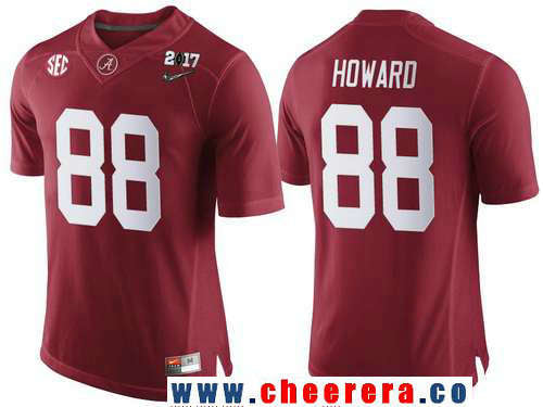 O.J. Howard Alabama Crimson Tide red Limited jersey