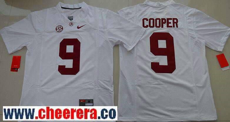 Amari Cooper Alabama Crimson Tide white Limited jersey