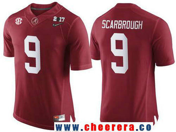 Bo Scarbrough Alabama Crimson Tide red Limited jersey