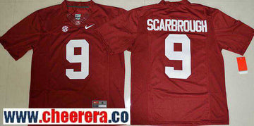 Bo Scarbrough Alabama Crimson Tide red Limited jersey