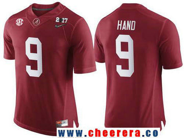 Da'Shawn Hand Alabama Crimson Tide red Limited jersey