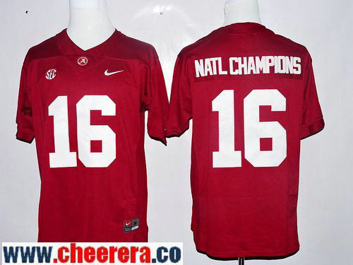 Alabama Crimson Tide red Limited jersey