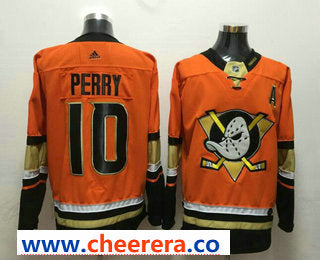 Corey Perry Anaheim Ducks orange jersey