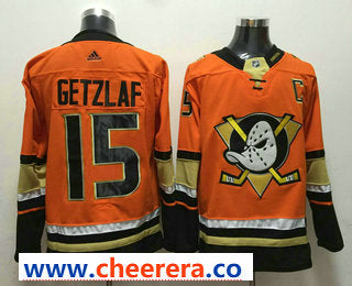 Ryan Getzlaf Anaheim Ducks orange jersey