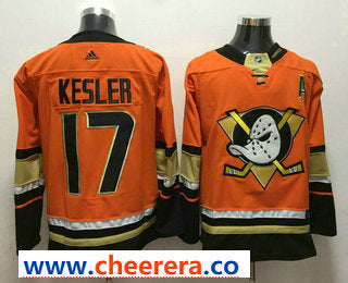 Ryan Kesler Anaheim Ducks orange jersey