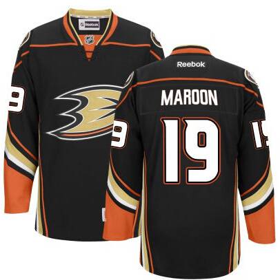 Patrick Maroon Anaheim Ducks black Third jersey