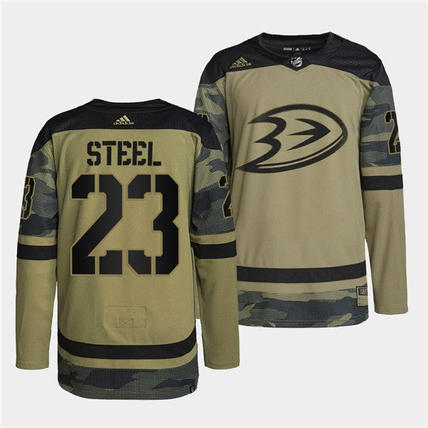 Sam Steel Anaheim Ducks camo Camo jersey
