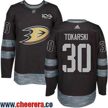 Dustin Tokarski Anaheim Ducks black jersey