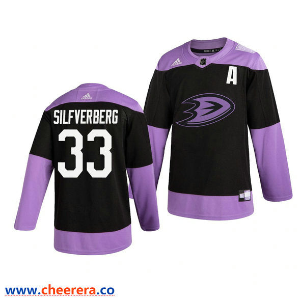Jakob Silfverberg Anaheim Ducks black jersey