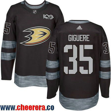 Jean-Sebastien Giguere Anaheim Ducks black jersey
