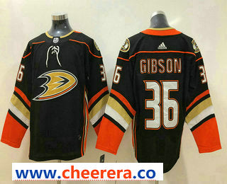John Gibson Anaheim Ducks black jersey