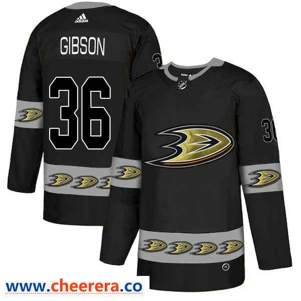 John Gibson Anaheim Ducks black Fashion jersey
