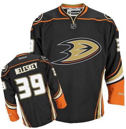 Matt Beleskey Anaheim Ducks black Third jersey