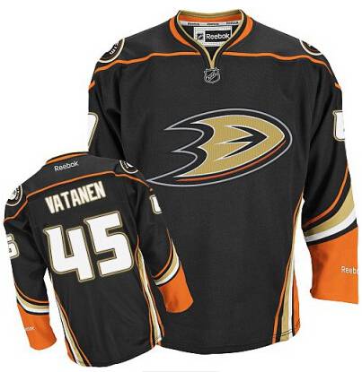 Sami Vatanen Anaheim Ducks black Third jersey