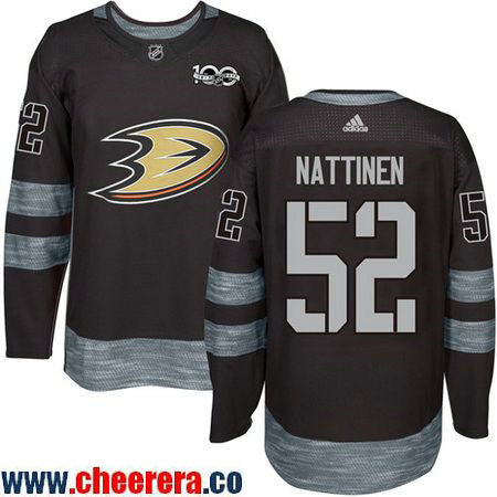 Julius Nattinen Anaheim Ducks black jersey