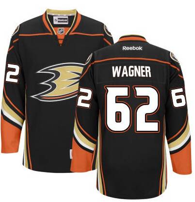 Chris Wagner Anaheim Ducks black Third jersey