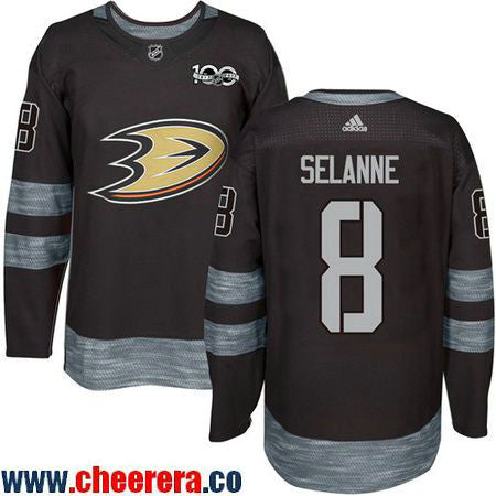 Teemu Selanne Anaheim Ducks black jersey