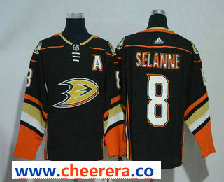 Teemu Selanne Anaheim Ducks black jersey