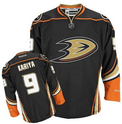 Paul Kariya Anaheim Ducks black Third jersey