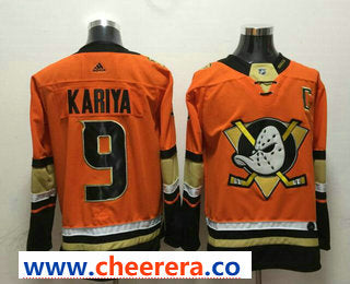 Paul Kariya Anaheim Ducks orange jersey