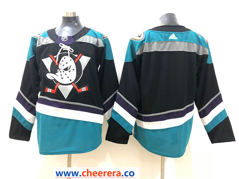 Custom Anaheim Ducks black jersey