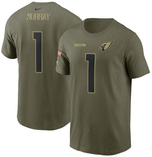 Kyler Murray Arizona Cardinals olive Salute To Service jersey